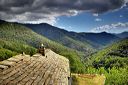 Thines (Ardèche) Toiture en lauzes