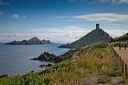 Iles Sanguinaires depuis la pointe de la Parata