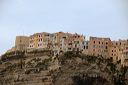 Bonifacio vue de l'habitat suspendu depuis le bâteau