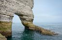 Etretat : revers de la porte d'Amont