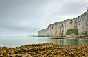 Etretat : falaises vues depuis le Chaudron