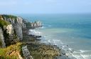 Etretat : promenade et porte d'Amont