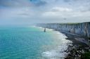 Etretat : promenade d'Amont, aiguille de Belval