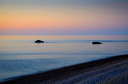 Etretat : Photo de nuit : pose longue sur les rochers